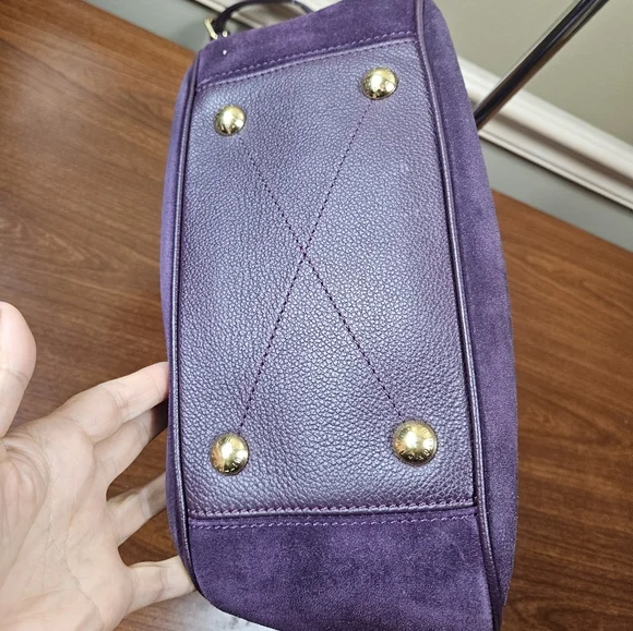 Auth Louis Vuitton Audacieuse Empreinte Suede and Leather MM - Picture 4 of 12